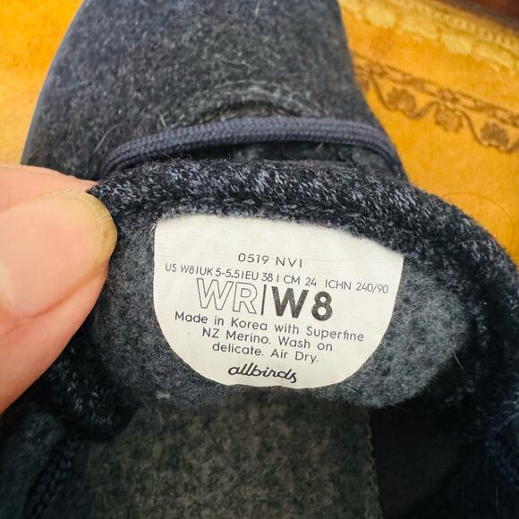 Allbirds Womens Wool Runners 0519 NV1 Gray Everday Sneakers Sz 8 Left Sz 9 Right - Picture 12 of 12